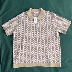 New with Tags Marine Layer Zip-Up Knit Top